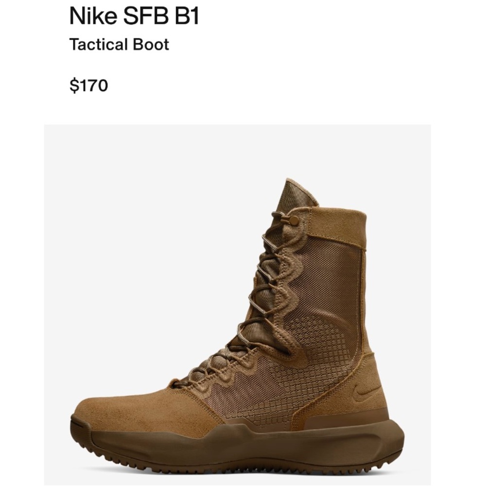 NEW Nike SFB B1 tactical boots, combat boots, army boots, Air Force, military